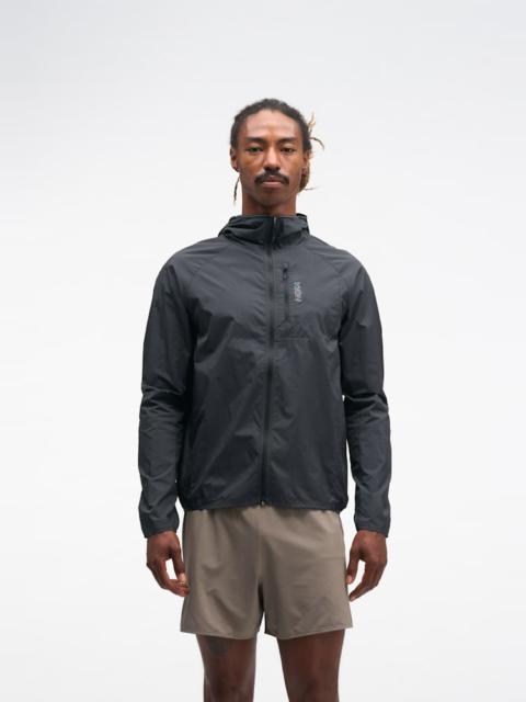 HOKA Men's SkyFlow Wind Jacket in Black