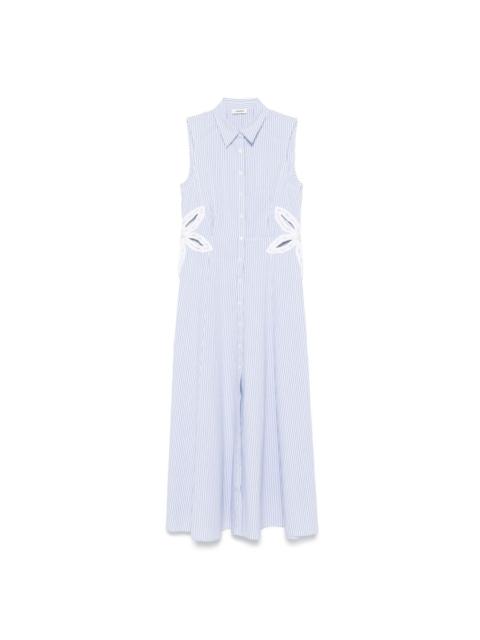 Sandro striped midi dress