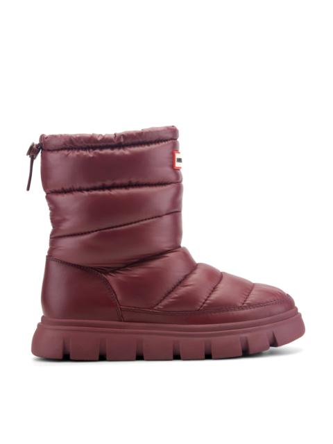 HUNTER Women's Maribel Lug Sole Insulated Waterproof Snow Booties