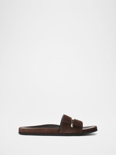 Vince Sadie Suede Slide Sandals