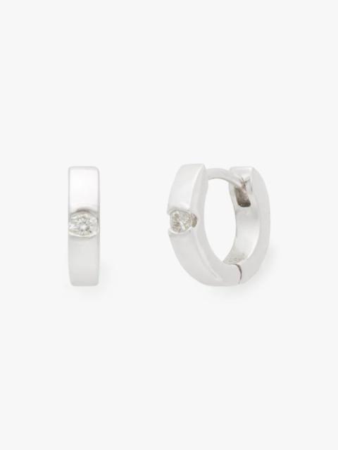 kate spade Kate Spade Fine Meant To Be Diamond Huggies