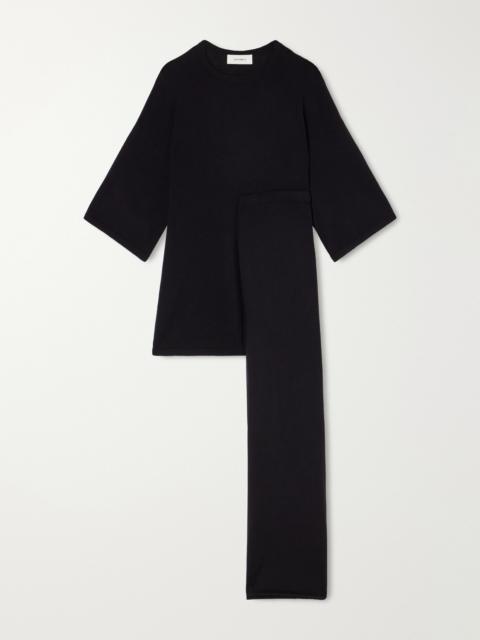 LISA YANG Agnette And Ainsley Cotton And Cashmere-blend Sweater And Pants Set