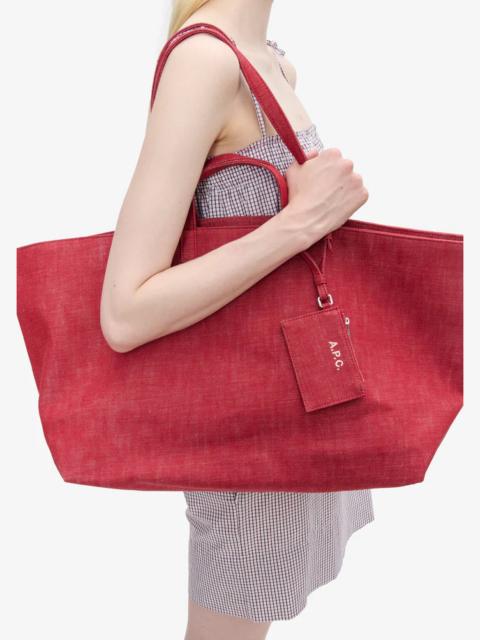 A.P.C. LE DRUMMER TOILE BAG