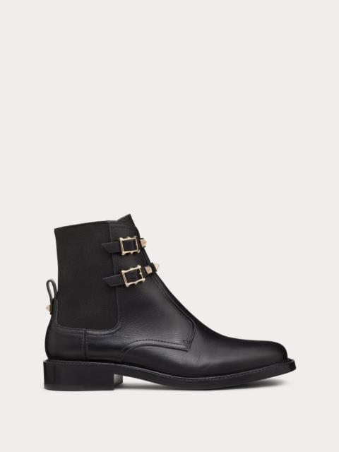 Rockstud Calfskin Ankle Boot 20 mm