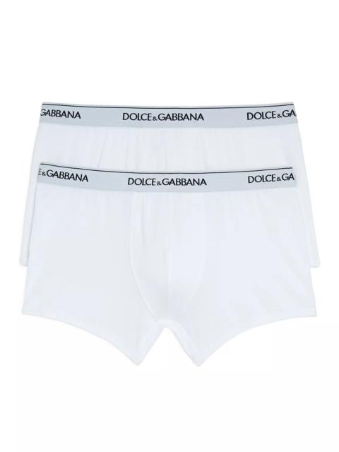 Dolce & Gabbana Logo Boxer Briefs, Pack of 2
