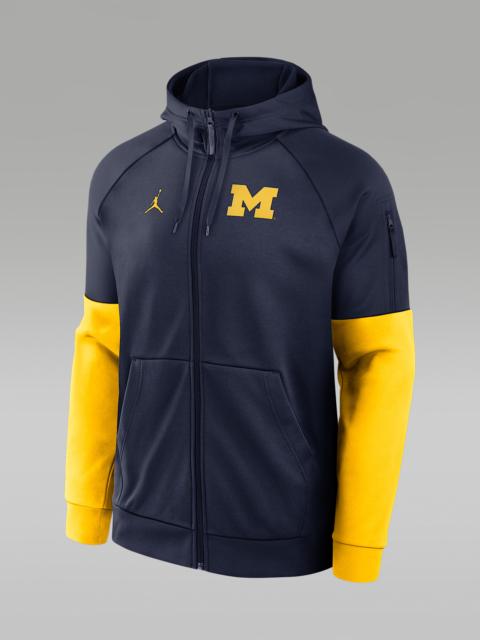Jordan Michigan Primetime Men's Jordan Brand Therma-FIT College Full-Zip Hoodie