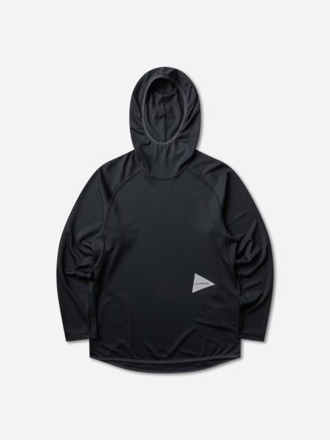 and Wander Men's Dry Jersey Hoodie Black