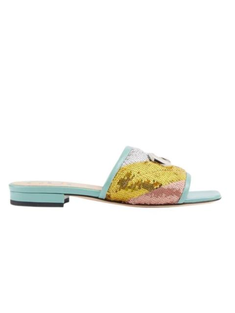 GUCCI Jolie Logo Slide Sandal