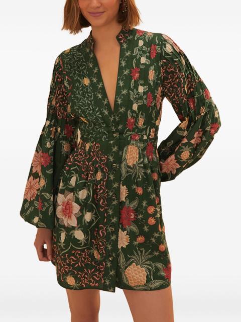 FARM RIO floral-print midi dress
