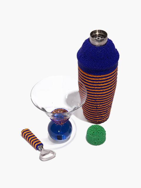 STAUD STAUD BEADED BARWARE BLUE STRIPE