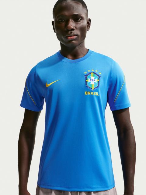 Nike Brazil Strike Men's Nike Soccer Dri-FIT Short-Sleeve Top