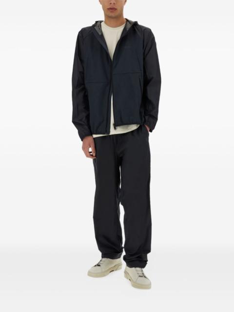 BOSS hooded panelled windbreaker