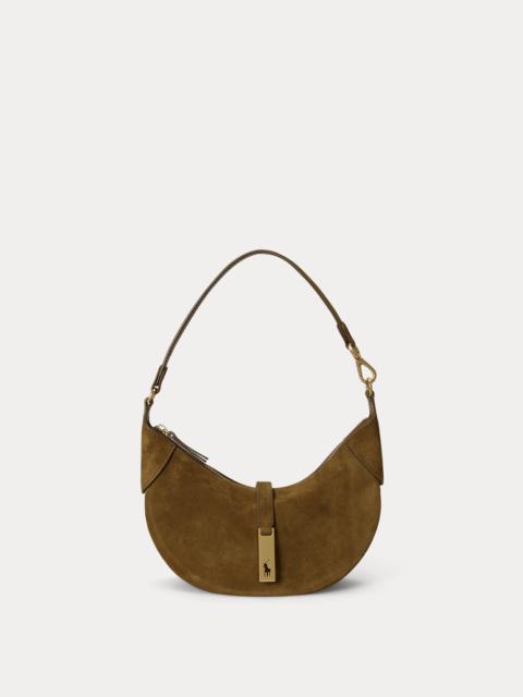 Polo Ralph Lauren Polo ID Suede Mini Shoulder Bag