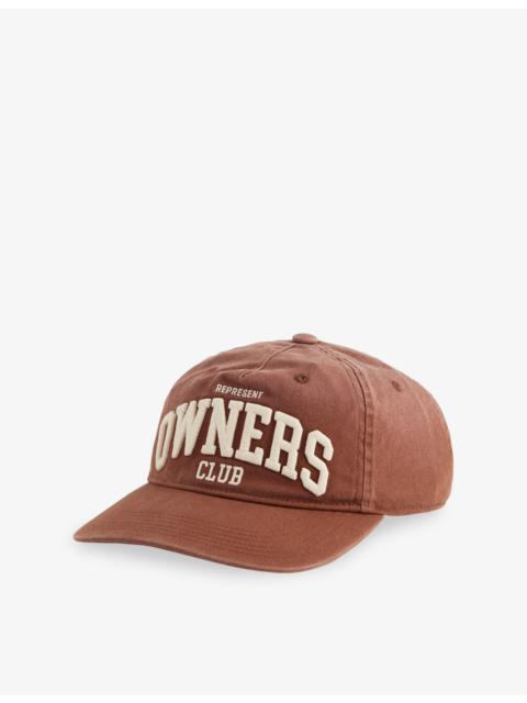 REPRESENT Owners Logo-Embroidered Cotton Baseball Cap