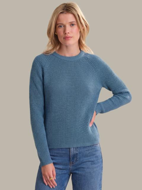 525 america Jane: Crewneck Shaker Stitch Cotton Sweater