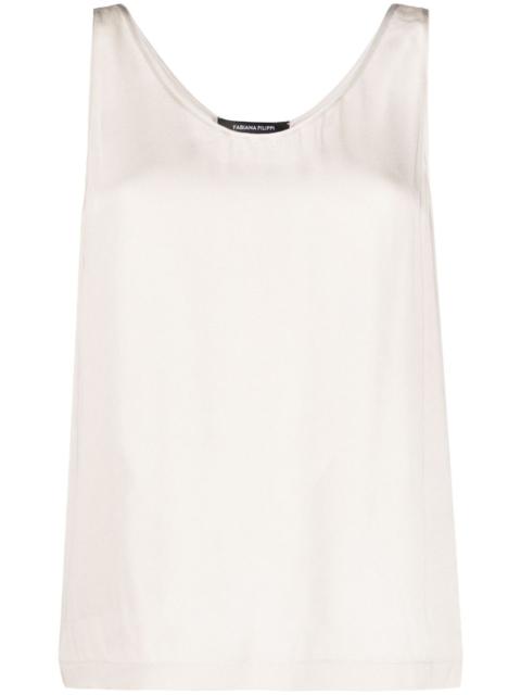 FABIANA FILIPPI scoop-neck tank top