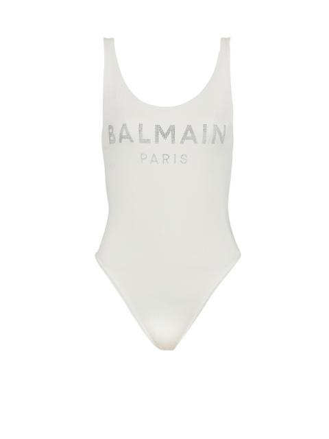 Balmain logo swimsuit