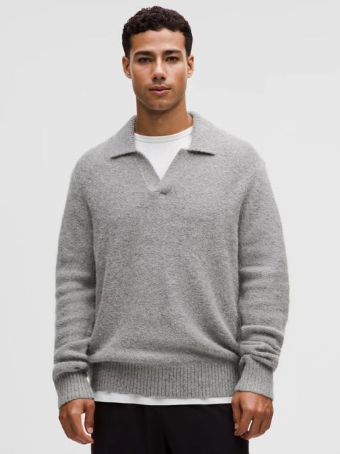 lululemon Wool-Blend Ribbed Polo Shirt