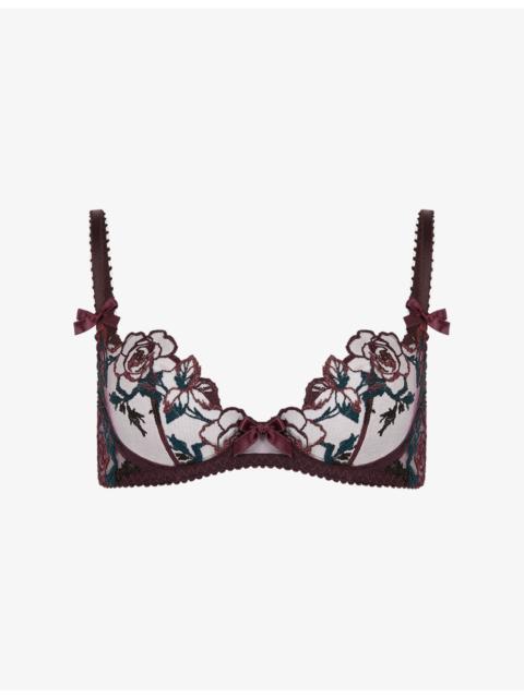 Agent Provocateur Callypso Plunge Underwired Mesh Bra