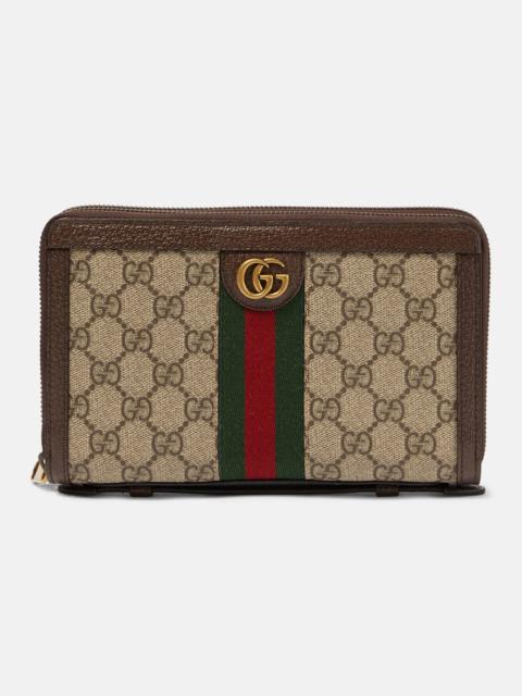 GUCCI Ophidia GG canvas travel case