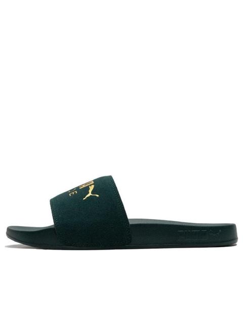 PUMA PUMA Leadcat Slides 'Green Gold' 398678-03