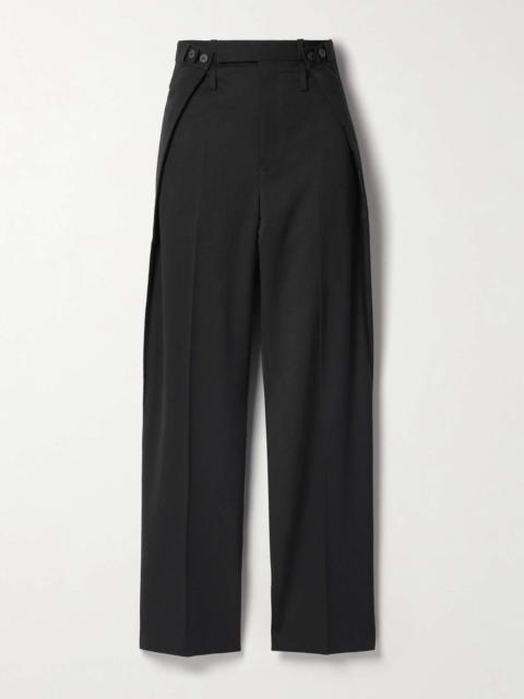 BETTTER Wool-twill straight-leg pants Black