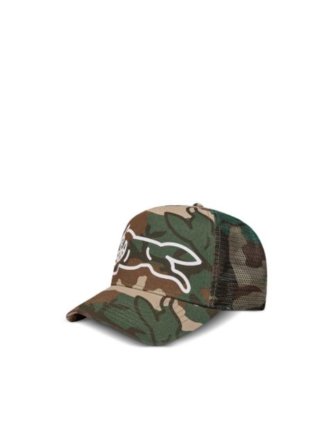 ICECREAM Running Dog camouflage-print cap