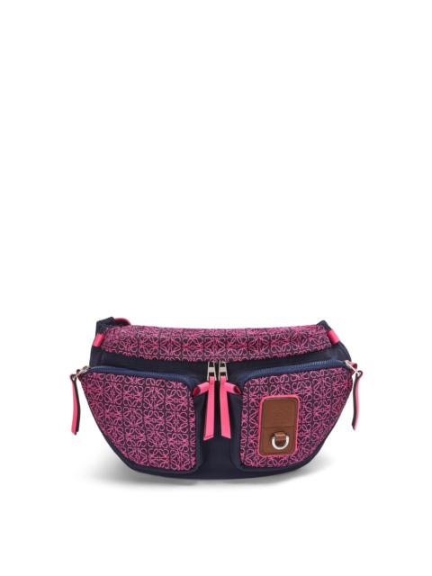 Loewe Large bumbag in Anagram jacquard and nylon