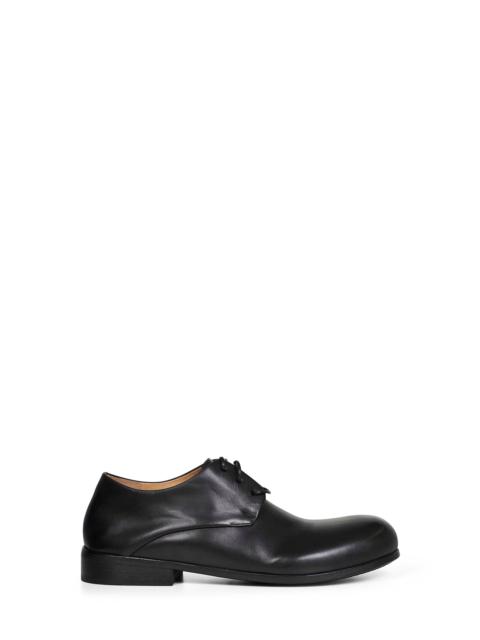 Marsèll Black smooth leather Capozucca derby shoes