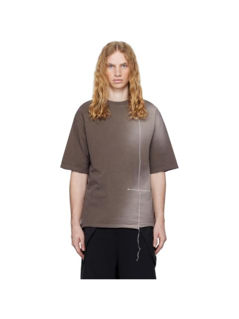 A-COLD-WALL* Brown Oxidise T-shirt