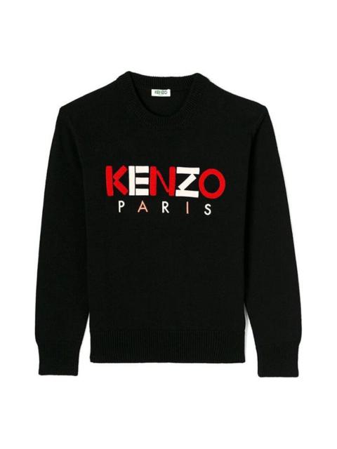KENZO SS20 Long Sleeves Pullover Knit Black FA5-2PU507-808-99