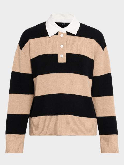 Rails Paxton Cashmere-Blend Rugby Sweater