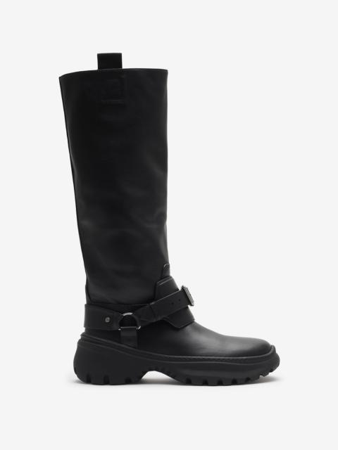 Leather Stomp High Boots​