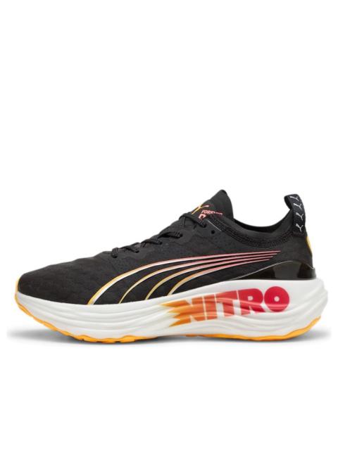 (WMNS) PUMA ForeverRun Nitro 'Black Sun Stream' 309704-01