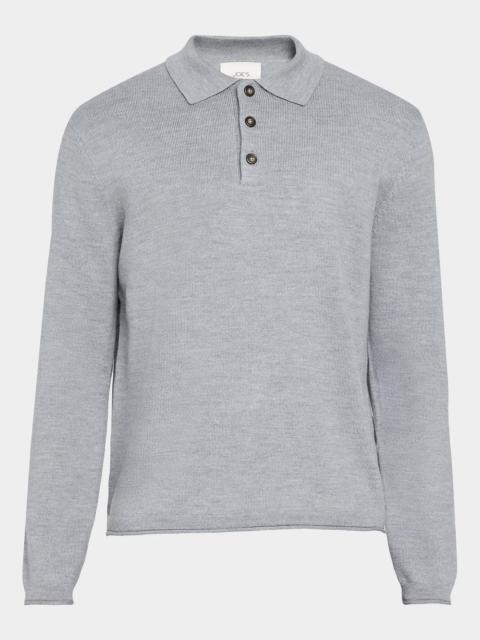 Joe's Jeans Men's Merino Wool Polo Sweater