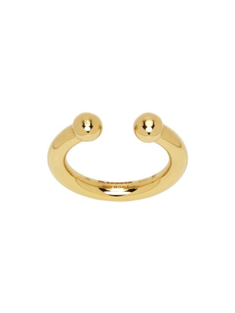 Jil Sander Gold Open Band Ring