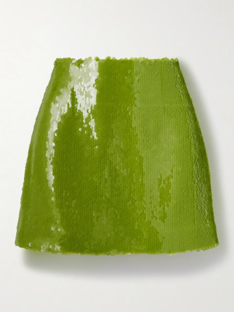 16ARLINGTON Este Sequined Tulle Mini Skirt