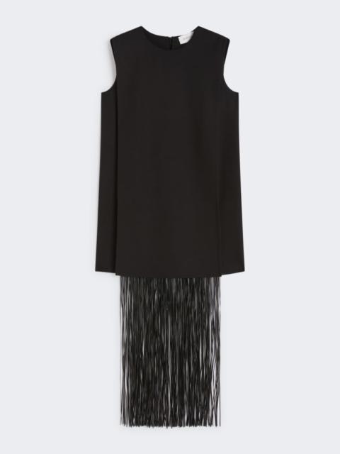 Sportmax Fringed crewneck dress