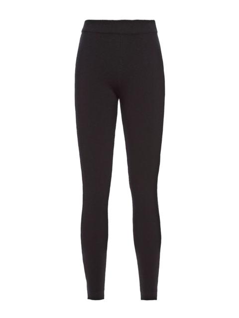 Slim-fit cashmere trousers
