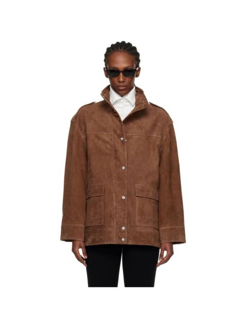 ANINE BING Tan Roux Suede Jacket