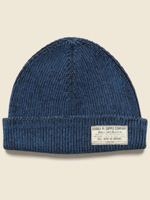 RRL by Ralph Lauren Cotton Watch Cap - Midnight Blue
