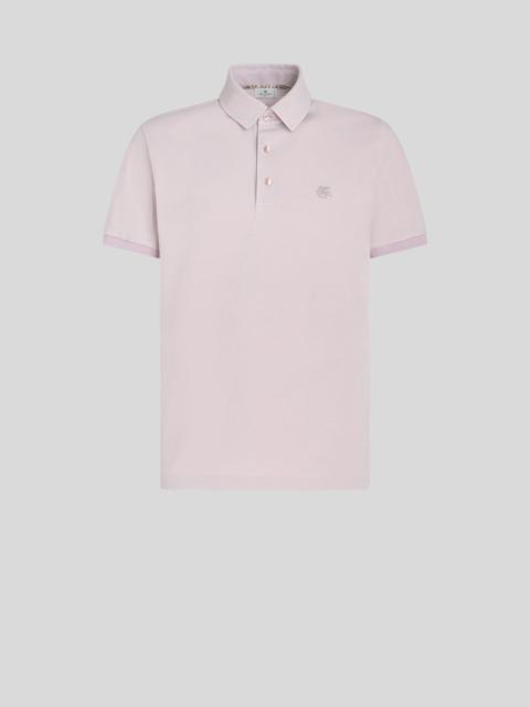 Etro POLO SHIRT WITH EMBROIDERED PEGASO