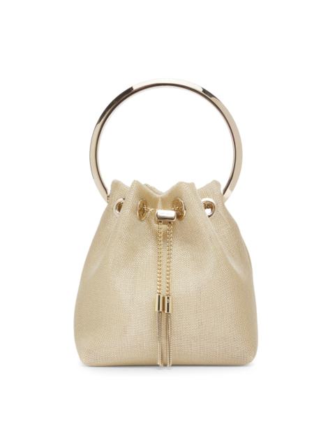JIMMY CHOO Women's Bon Bon Metallic Mesh Top Handle Bag - Champagne Light Gold