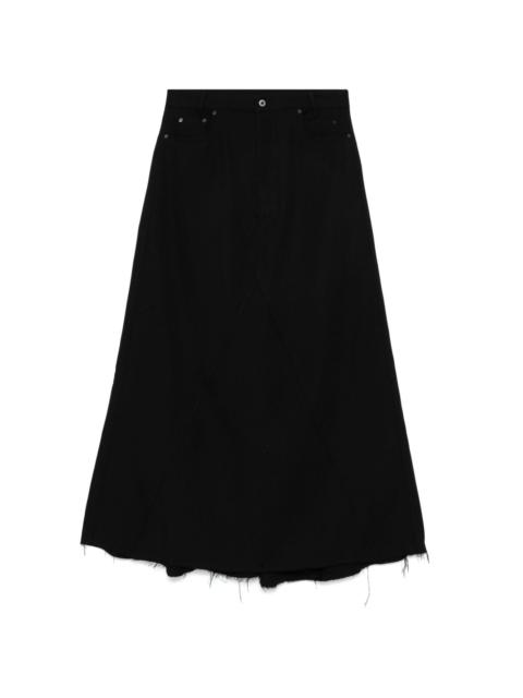 Rick Owens godet maxi skirt