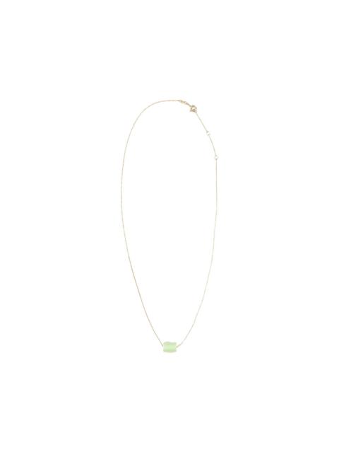 ALIITA Deco cilindro chrysoprase cylinder necklace