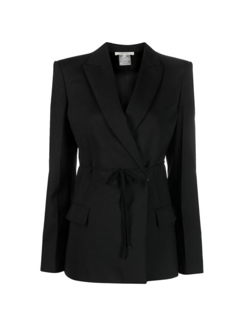 NENSI DOJAKA belted wool-blend blazer