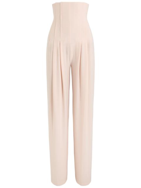 NORMA KAMALI Norma Kamali High Waist Stretch-jersey Trousers