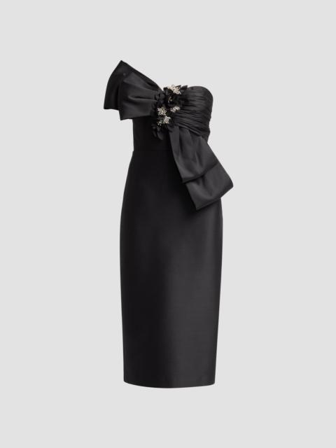 BADGLEY MISCHKA Women's Strapless Cocktail Midi Dress - Black