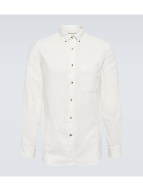 Brunello Cucinelli button-down corduroy shirt
