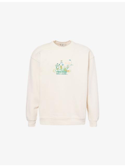 malbon Range Graphic-Print Long-Sleeve Cotton Sweatshirt